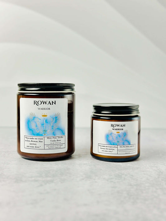 Embrace the power of the North with our Rowan Whitethorn candle—an officially licensed Throne of Glass merch item, perfect for every TOG fan!