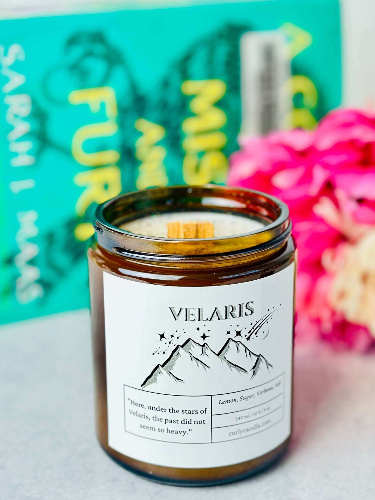 Velaris Bookish Candle - Officially Licensed A Court of Thorns and Roses | ACOTAR candle
