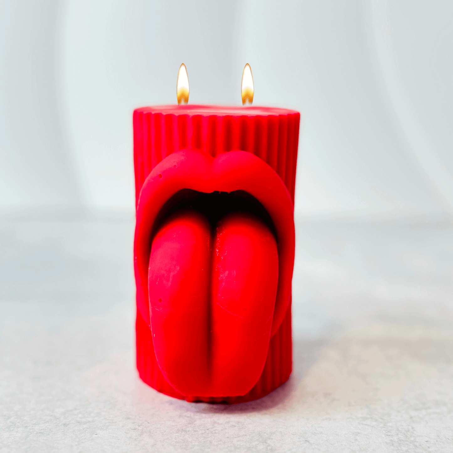 Whimsical pillar candle mold