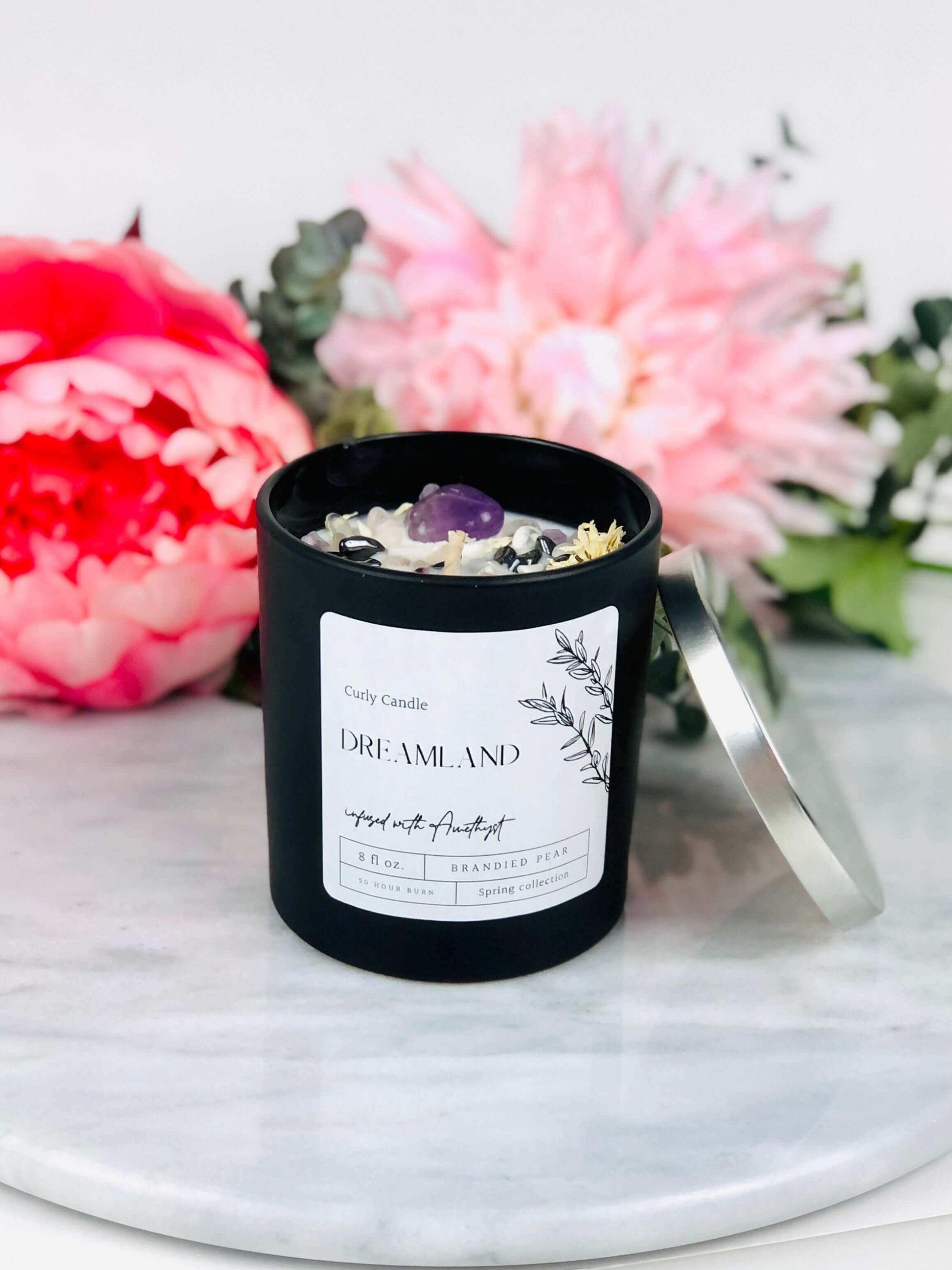 Crystal Candle For Restful Sleep Dreamland Candle