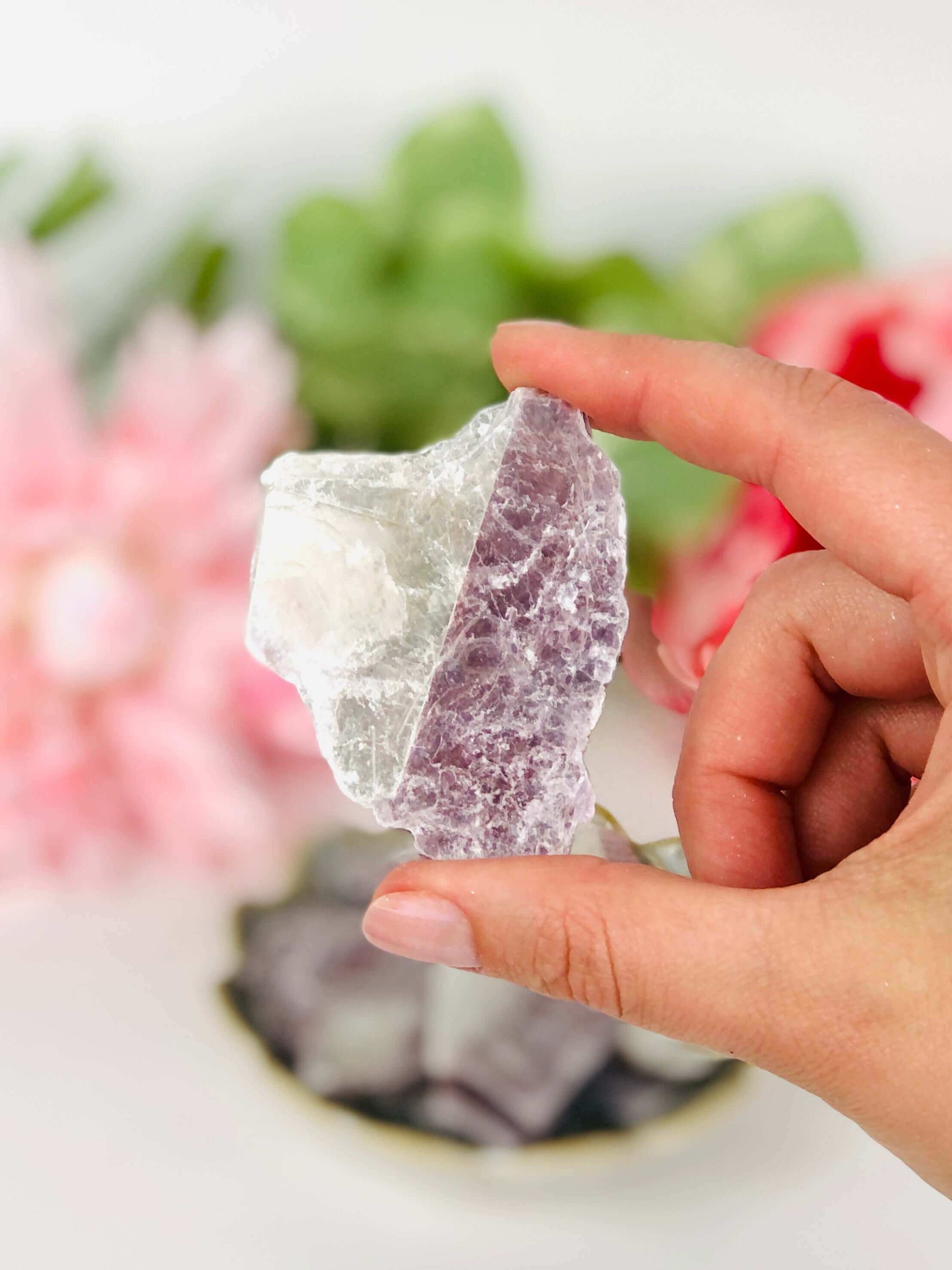 Raw Lilac Lepidolite With Mica
