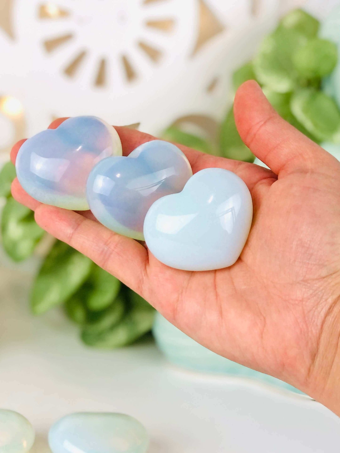 Opalite Crystal Heart