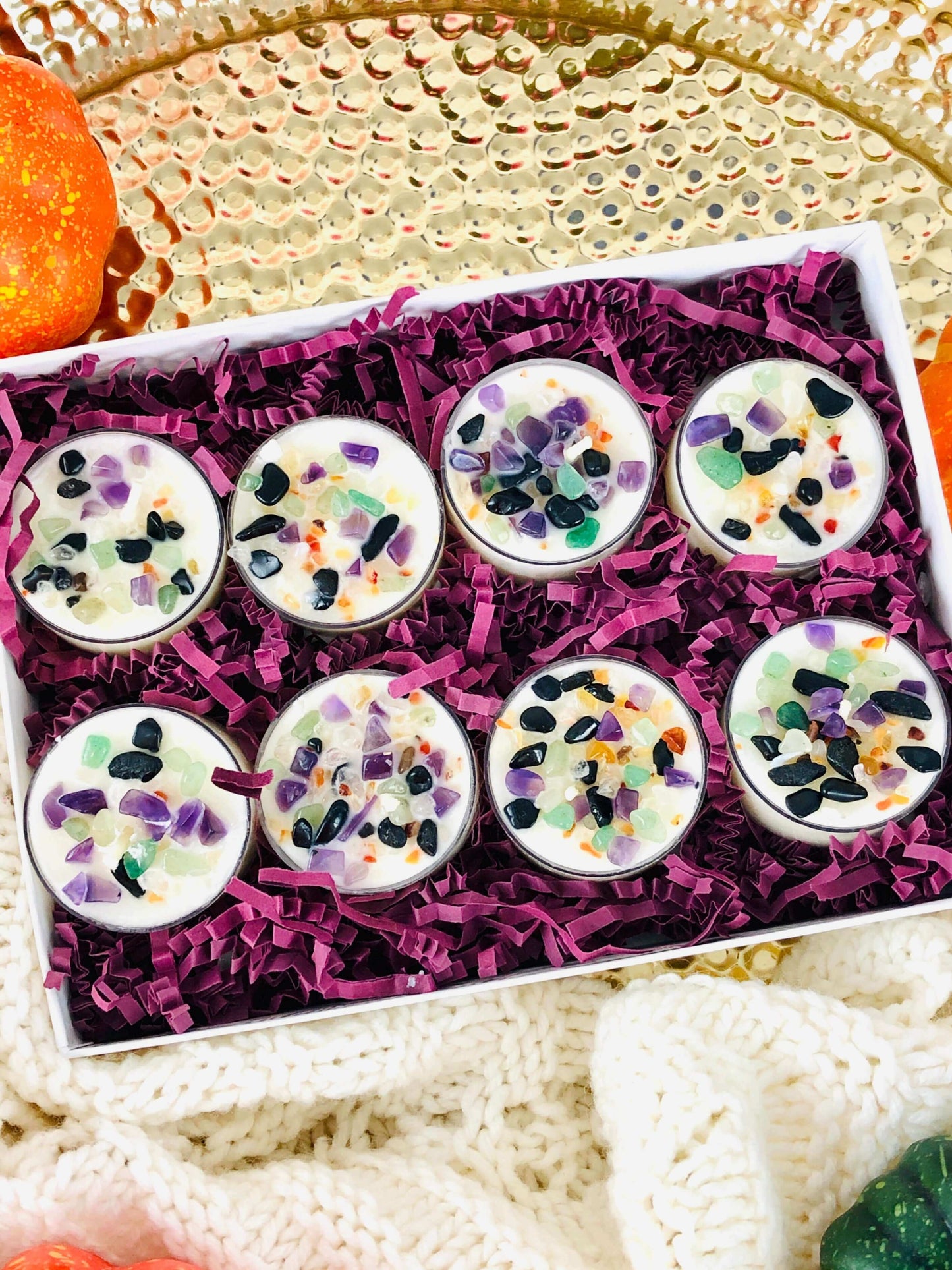 NEW - Witches Brew fall holidays tea lights candles