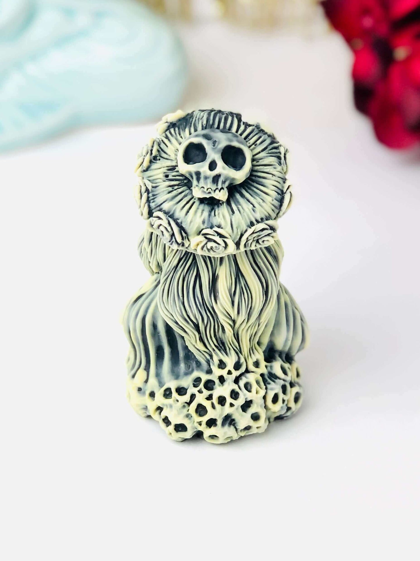 Santa Muerte candle silicone mold