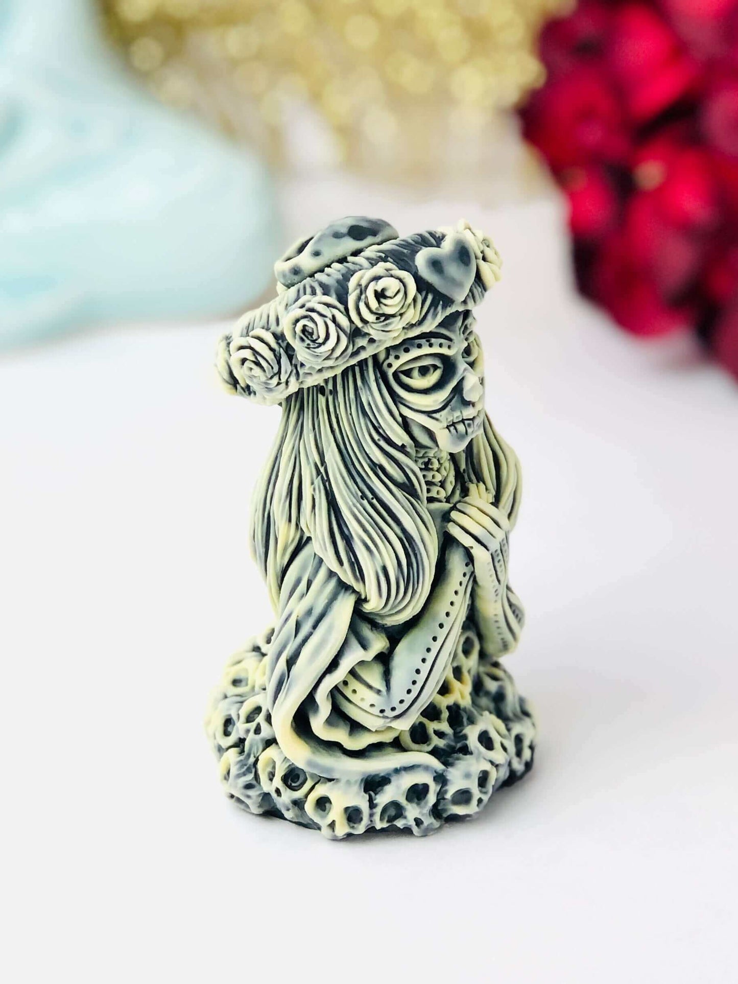 Halloween Santa Muerte spiritual candle