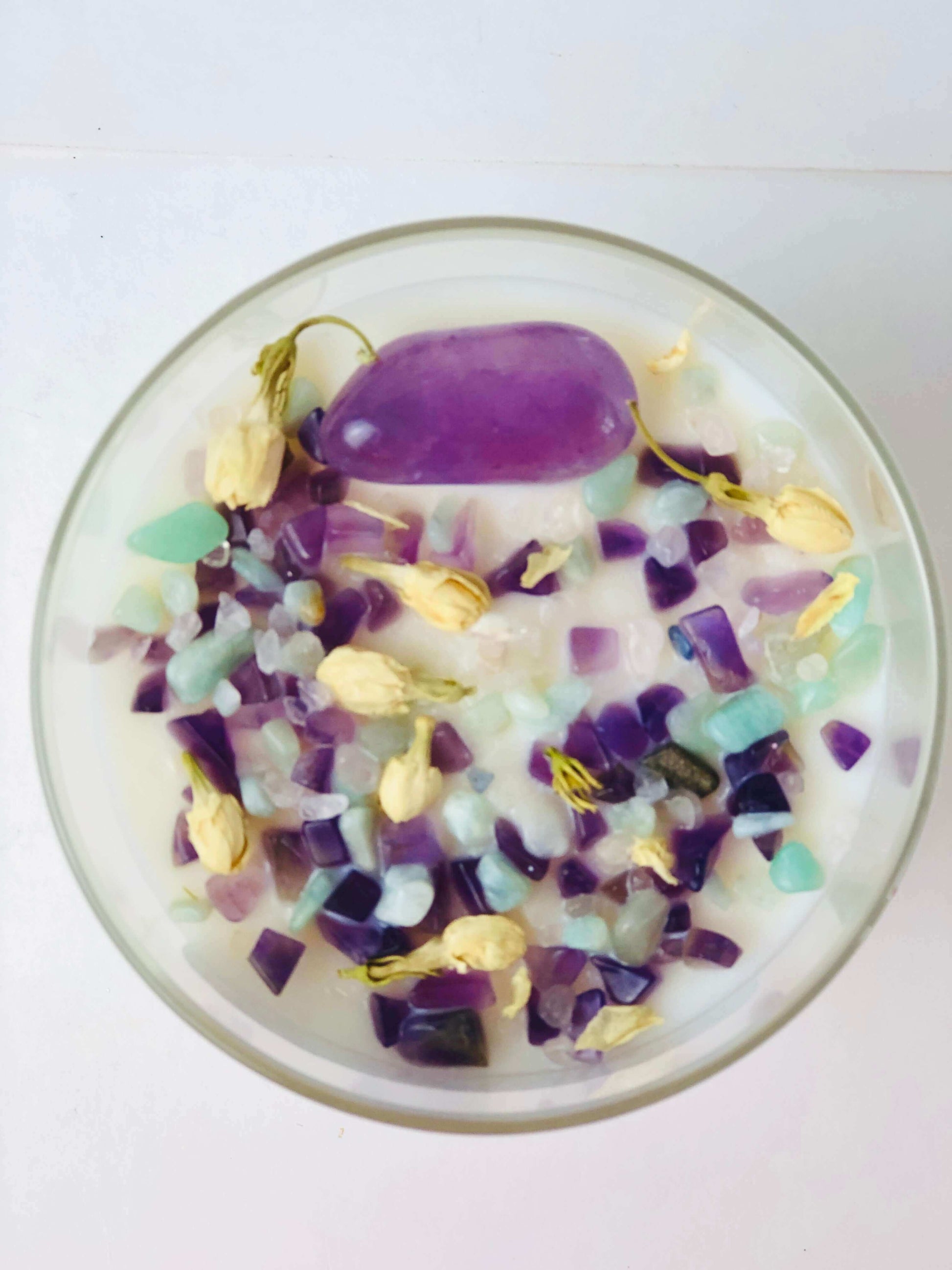 Intention crystal candles , Lucid Dreaming manifestation candle