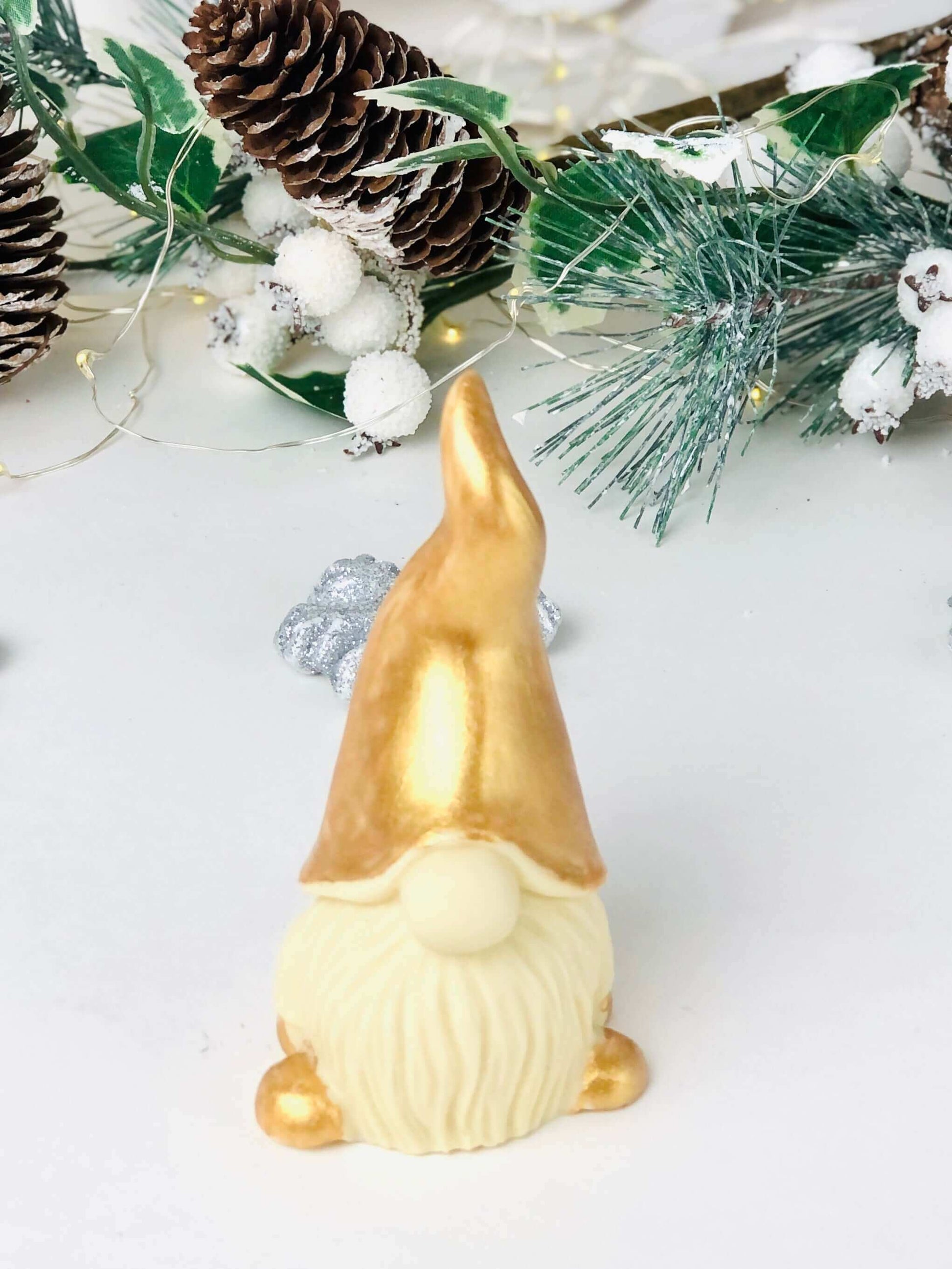 Christmas gnome 3d silicone mold for resin or candle making