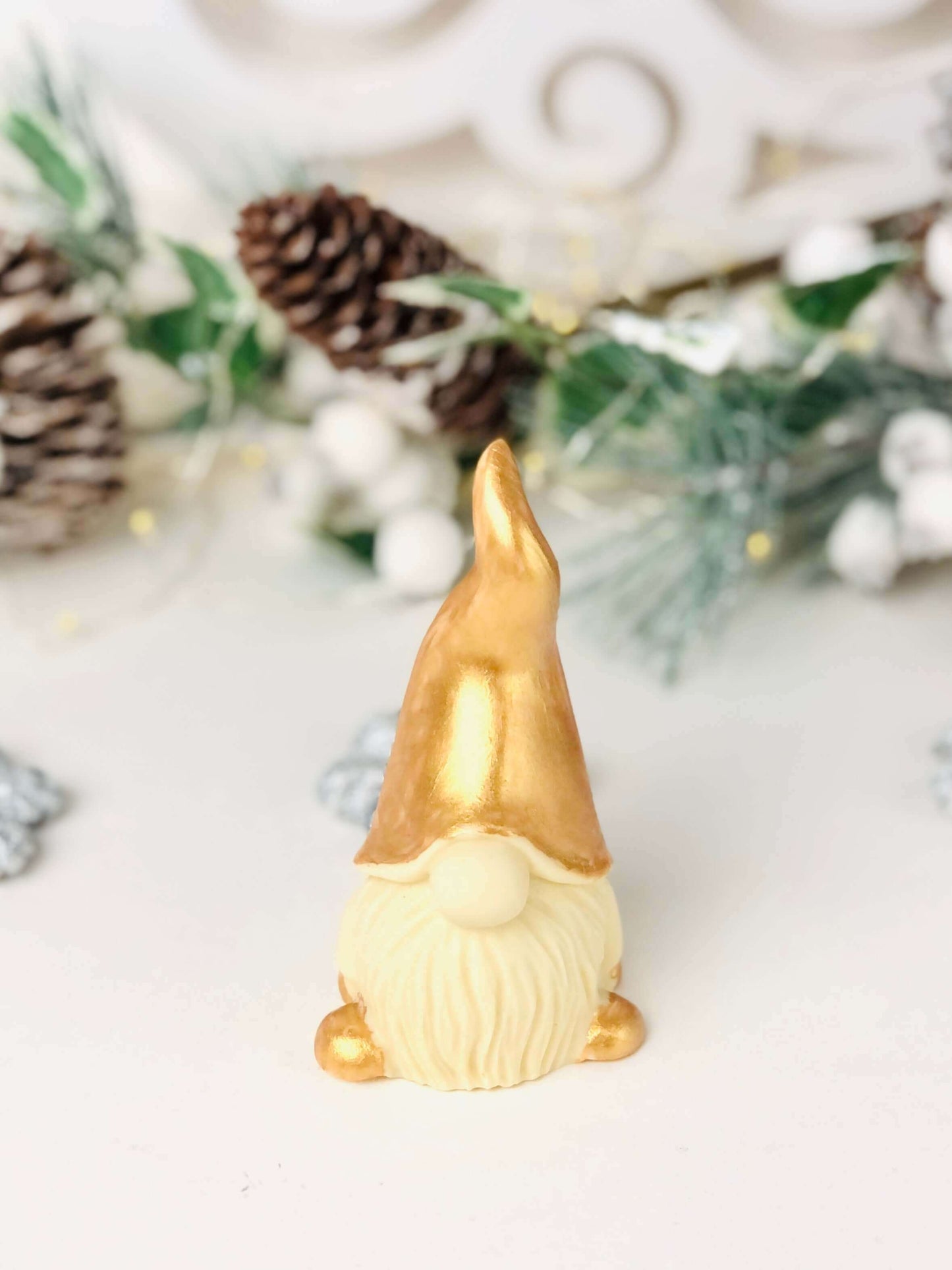 Christmas gnome 3d silicone mold for resin or candle making