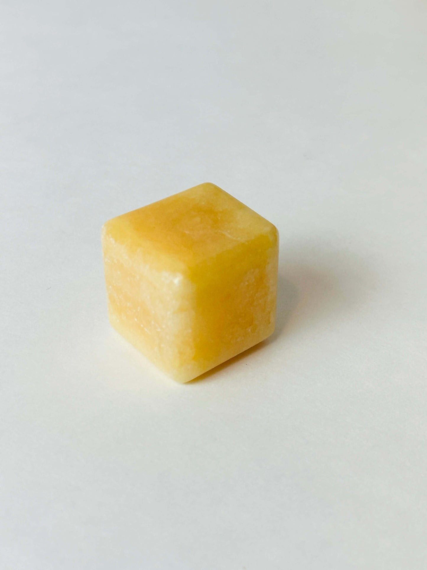 Orange Calcite cube