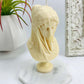 Veiled lady bust aesthetic candle