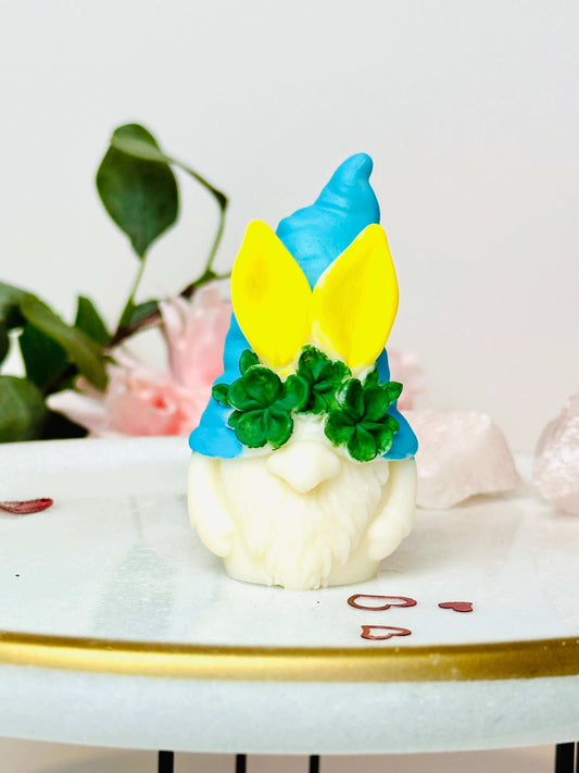 Easter bunny gnome silicone mold for making candles, resin art, soap