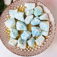 Blue Aragonite raw crystals