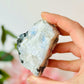 Raw rainbow moonstone, flashy moonstone