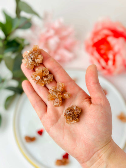 Aragonite cluster, Self love crystals, Raw crystals for confidence