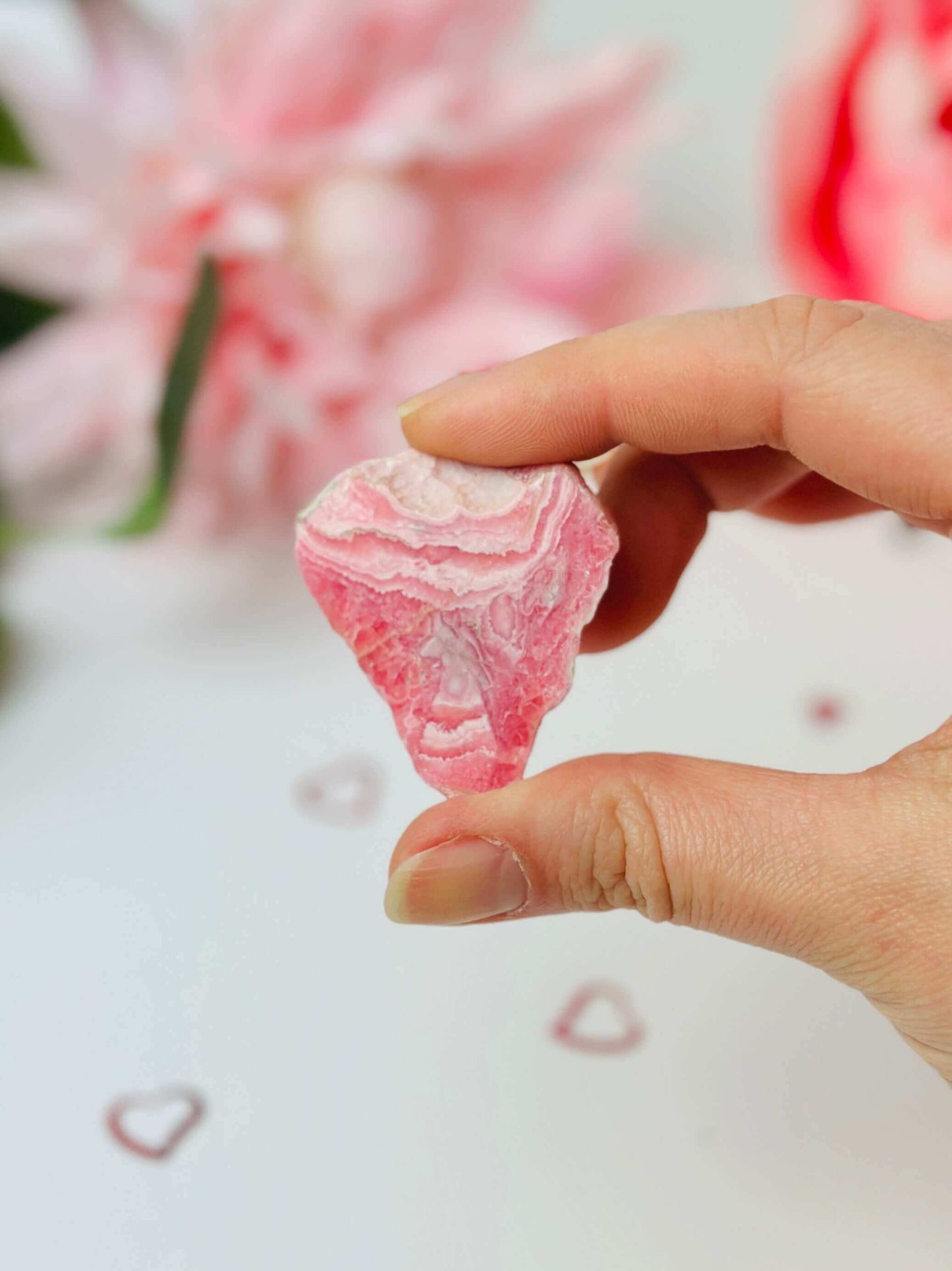 Rhodochrosite slab medium