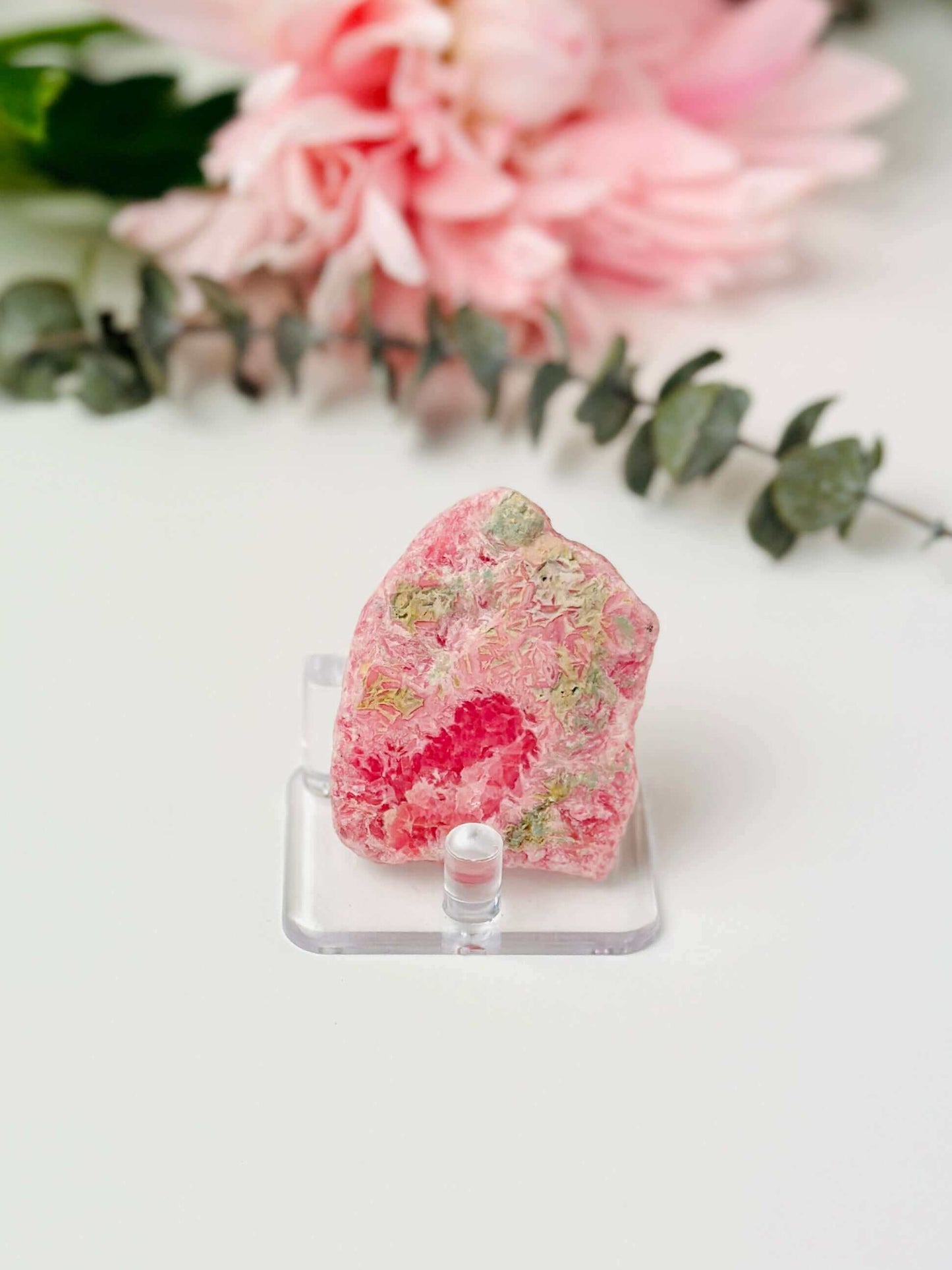 Rhodochrosite Stalactite Slice