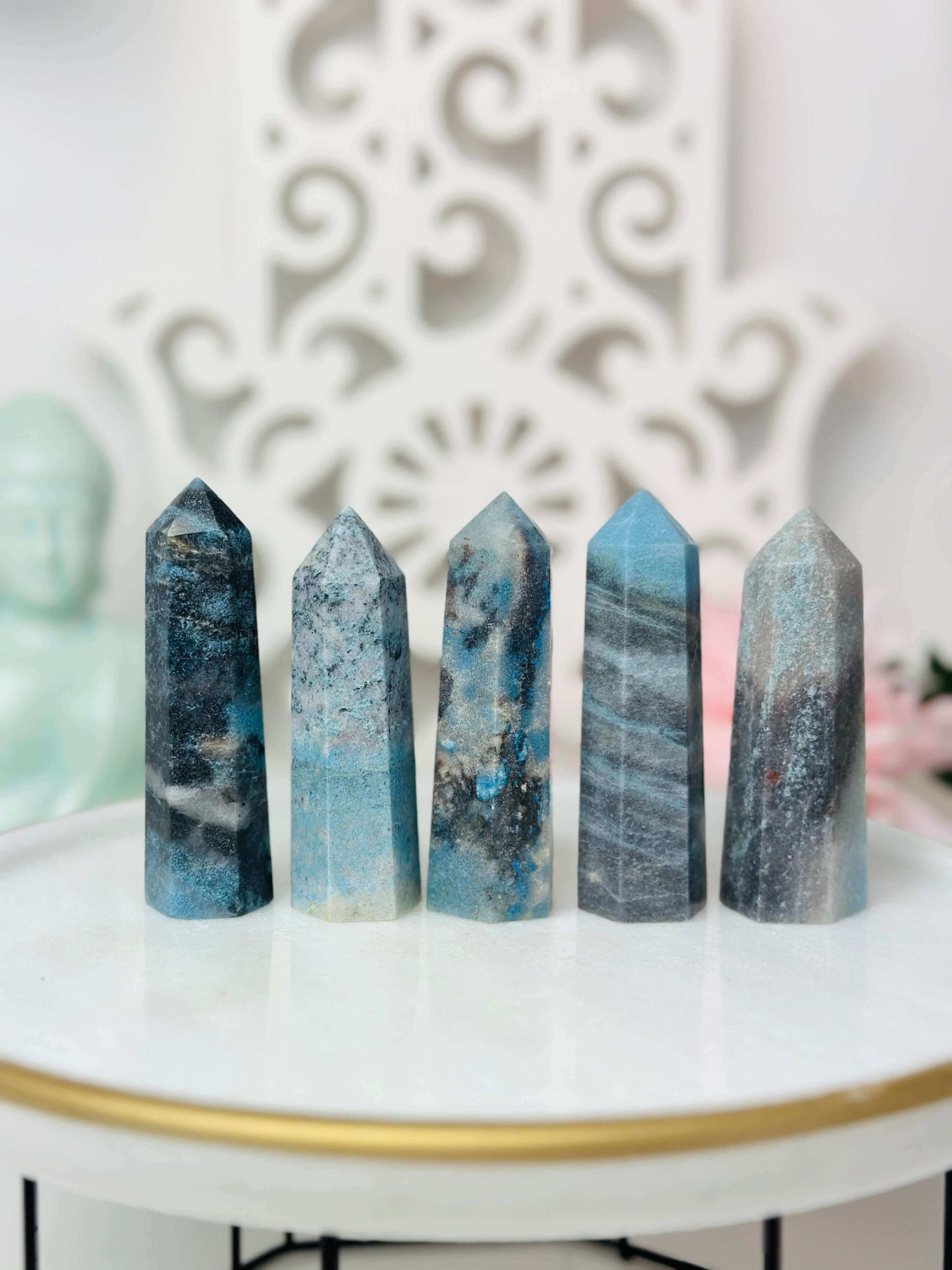 Trolleite crystal points , mindfulness gift