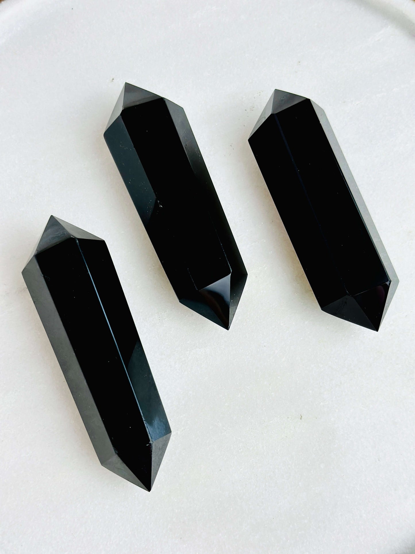Black Obsidian crystal points