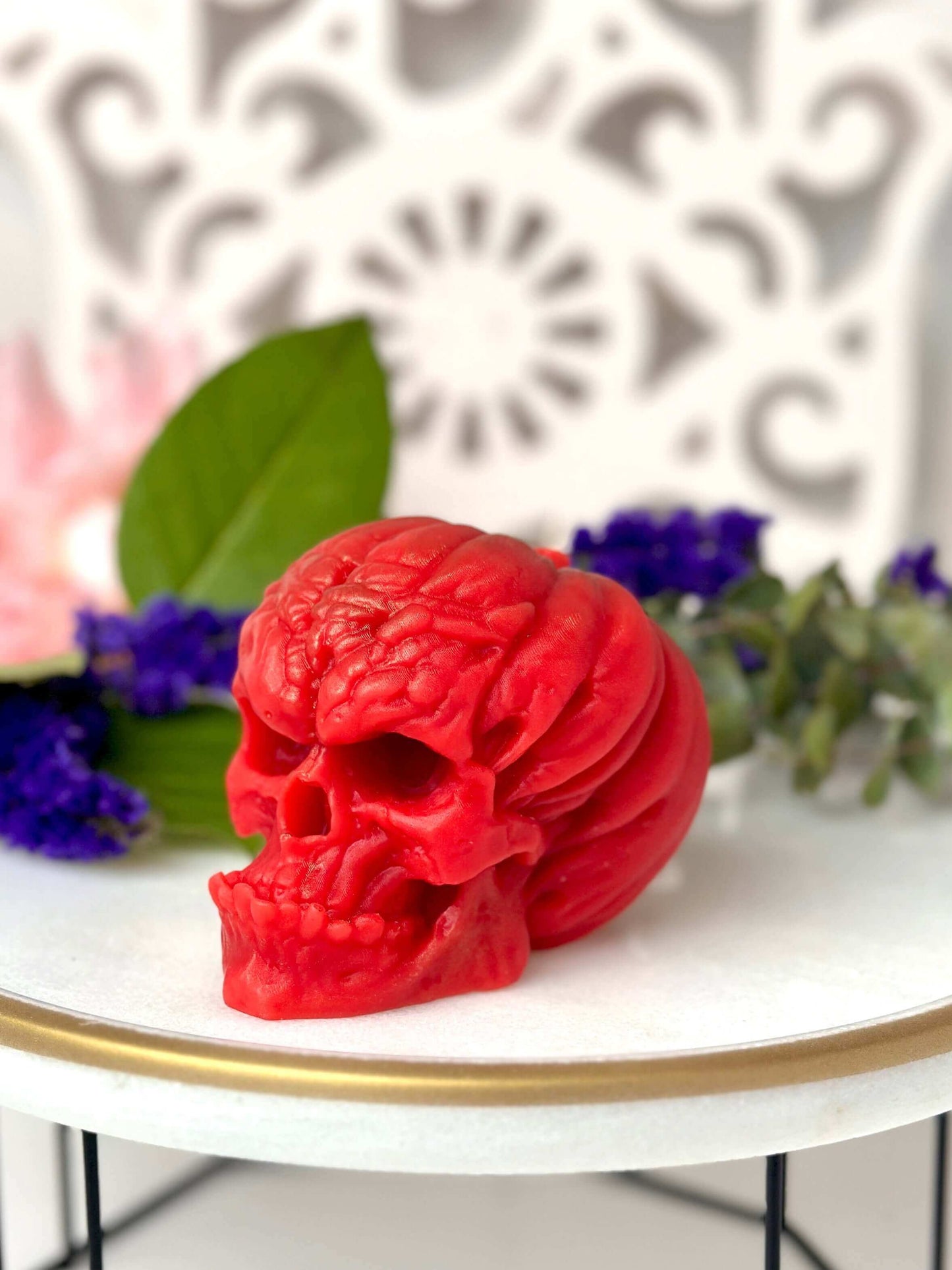 Skull candle mold , Silicone moulds , Halloween molds