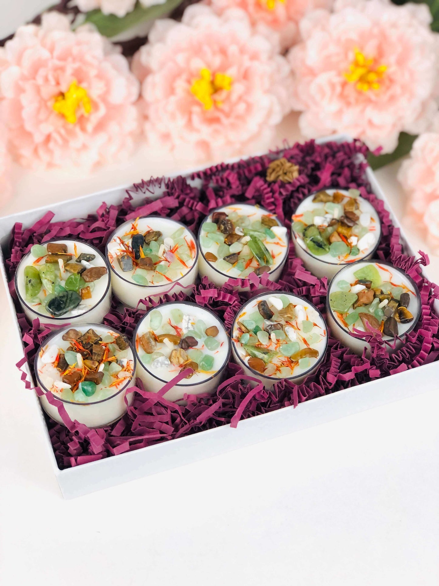 Mental clarity & Focus scented tealights box
