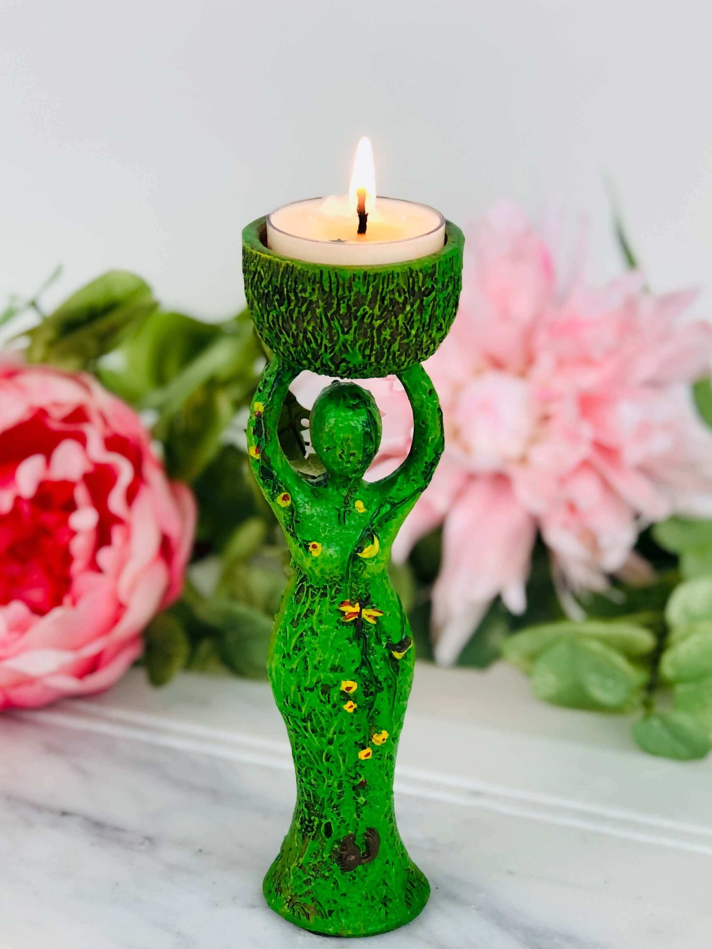 Fertility Goddess Tealight Candle Holder