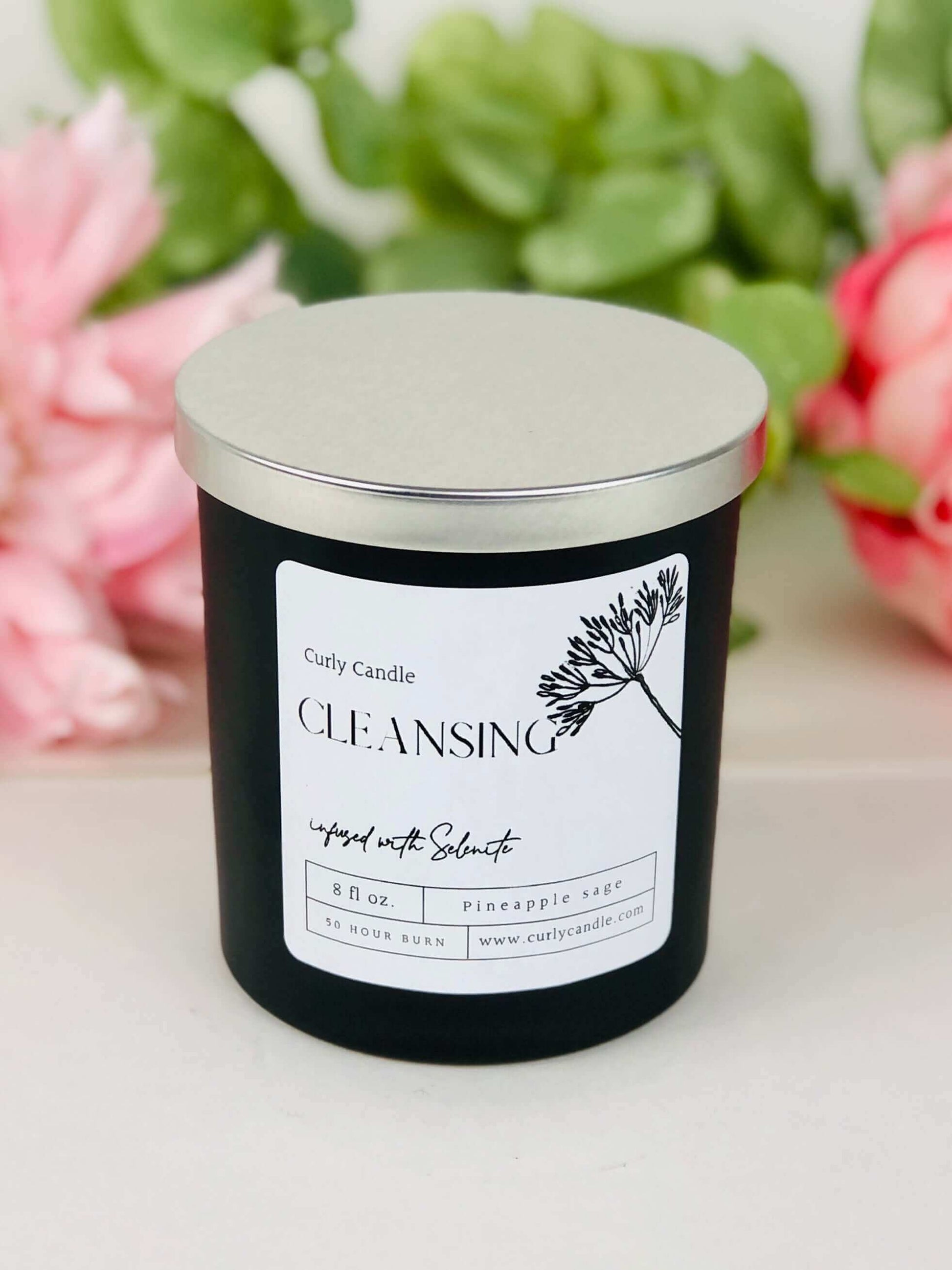 NEW- Cleansing crystal candle