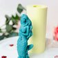 Mermaid silicone mold for candle making