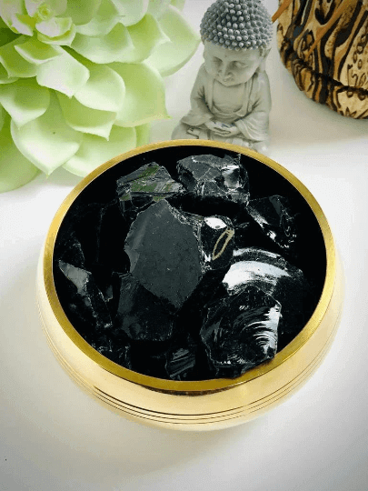 Black Obsidian Raw Chunks