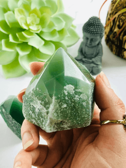 Green Aventurine Crystal Point XL