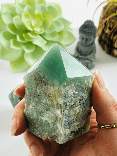 Green Aventurine Crystal Point XL