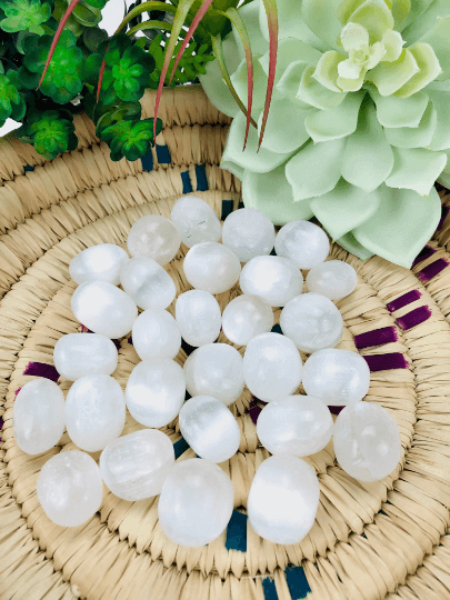 Large Selenite tumbled stone