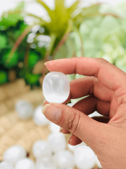 Large Selenite tumbled stone