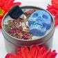 Tranquility & Relaxation - Blue Tiger Eye infused candle