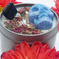 Tranquility & Relaxation - Blue Tiger Eye infused candle